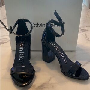 Calvin Klein Women's Black Heeled Sandals